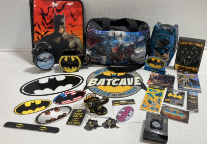 Collection of Batman Decor and Accessories
