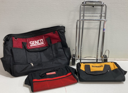 Mini Luggage Cart, Senco Large Soft Tool Bag, Craftsman Small Soft Tool Bag, DeWalt Small Soft Tool Bag
