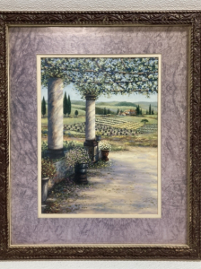 Framed Vineyard Print