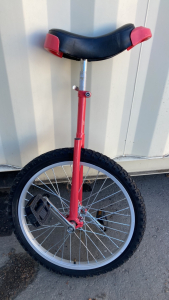 20&rdquo; Red Unicycle