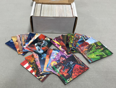 (1) 200+ 1995 Ultra Fleer X-Men, 1994 Marvel Master Piece Card Collection