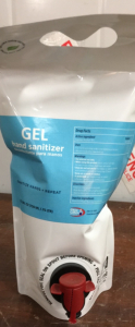 (10) AstraPouch GEL Hand Sanitizer (750 ML/ .75 LTR)