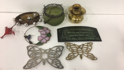 Lot Of Vintage Wall And Patio Decorations