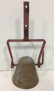 Antique 27” x 12” Rustic Cowboy Western Bell