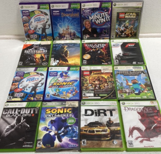 (16) Assorted Xbox 360 Games