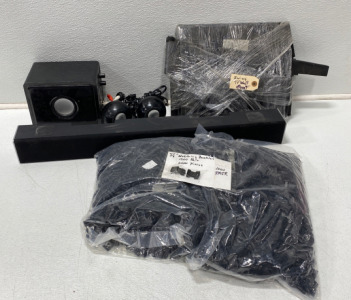 Soundbar, Speakers With Subwoofer, And More!