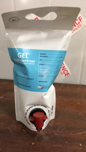 (10) AstraPouch GEL Hand Sanitizer (750 ML/ .75 LTR)