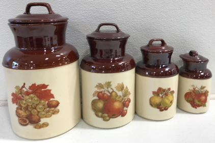 4 pc McCoy Canister Set