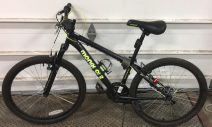 24&rdquo; Black Mongoose Excursion 24-Speed Mountain Bike With Shocks