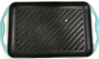 Le Creuset Enameled Cast Iron Skinny Grill 13x9”