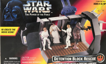 Star Wars POTF Detention Block Rescue Playset Kenner 1996