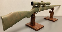 SAVAGE MK II 22 LR RIFLE WITH SCOPE AND CUSTOM CAMO FINISH— 2572053; PLEASE INSPECT - 3