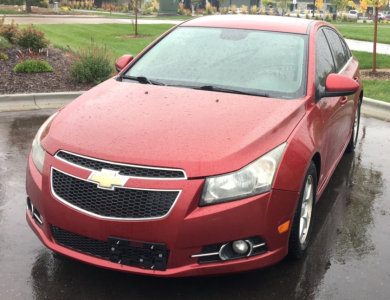 BANK OWNED - 2012 CHEVY CRUZE