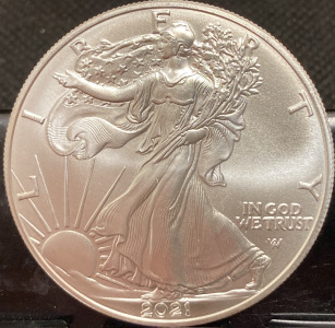 2021 ONE OUNCE FINE SILVER ONE DOLLAR COIN