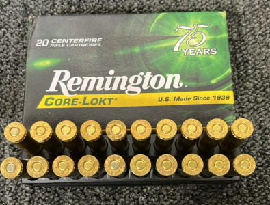 REMINGTON 30-60 SPRINGFEILD 165 GR. CORE-LOKT PSP