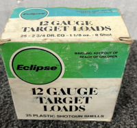 ECLIPSE 12 GAUGE TARGET LOADS 25 ROUNDS