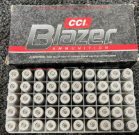 CCI BLAZER AMMUNITION 40 S&W 180 GR. TMJ 50 ROUNDS