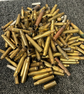 MIXED BRASS 30-60, 308 WIN, 223 REM, AND MORE ( PLEASE INSPECT)