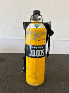 SCOTT AIR- PAK COMPRESSED AIR TANK- PLEASE INSPECT