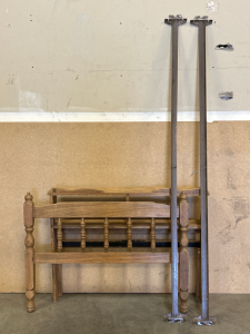 TWIN SIZE BED FRAME-PLEASE INSPECT
