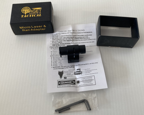 TARGET SPORTS TACTICAL MICRO LASER & RAIL ADAPTER; PLEASE INSEPCT