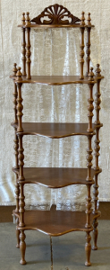 54-1/2&rdquo; TALL 5-TIER SHELF; PLEASE INSPECT