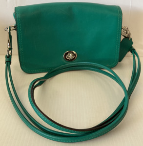 UNAUTHENTICATED COACH LEGACY MINI PENNY CROSSBODY PURSE; PLEASE INSPECT