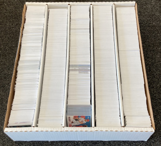 BOX OF 2022 TOPPS SERIES ONE SPORTS CARDS - 15"x18"; PLEASE INSEPCT