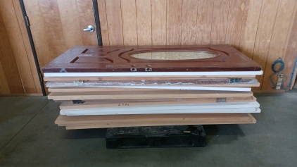 Pallet of Assorted Wood Household Doors