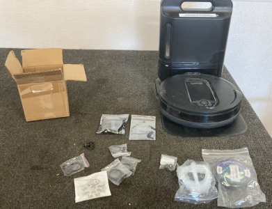 SHARK ROBOT VAC AND GUN PARTS WITH TOOL; PLEASE INSPECT