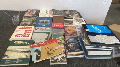 SET OF 29 BOOKS, A FLIGHT COMPUTER, AND MORE - PLEASE INSPECT