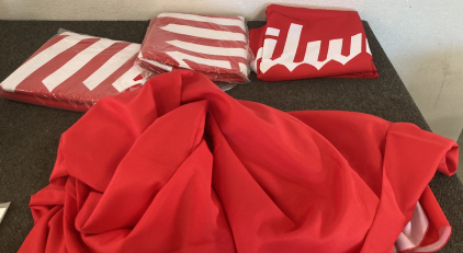 4 EXTREMELY LARGE MILWAUKEE BANNERS ; PLEASE INSPECT