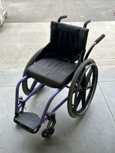 “QUICKIE” PERFORMANCE WHEEL CHAIR; PLEASE INSPECT