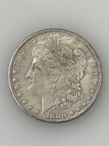 1880 MORGAN SILVER DOLLAR; PLEASE INSPECT