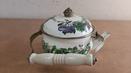 Vintage Enameled Teapot