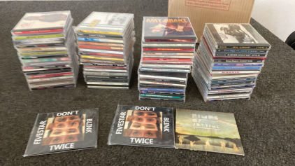 BOX OF 70+ CD'S; PLEASE INSPECT