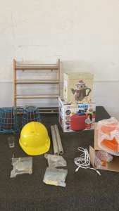 SPICE RACK, HARD HAT, TEAPOT AND MORE - PLEASE INSPECT