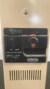 DELONGHI ROLLING HEATER - WORKS; PLEASE INSPECT