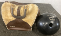 BOWLING BALL WITH CASE - PLEASE INSPECT