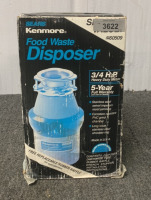 SEARS KENMORE FOOD WASTE DISPOSER; PLEASE INSPECT