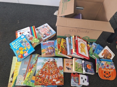 BOX OF KIDS BOOKS;PLEASE INSPECT