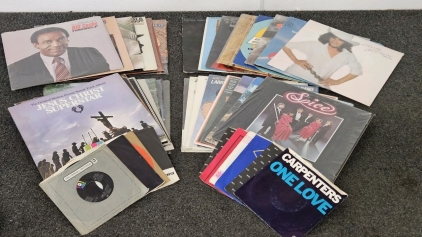 LP'S & 45'S RECORDS; PLEASE INSPECT