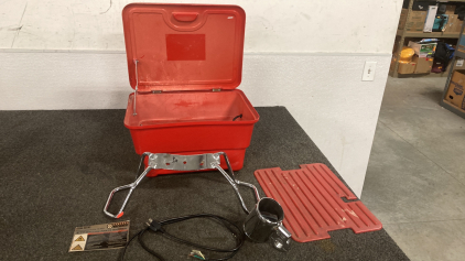 6-1/2 GALLON PARTS WASHER, CHIP HOLDER FOR MOTORCYCLE, PLEASE INSPECT