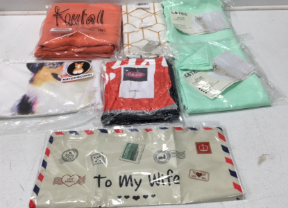 (2) Curtain Set (1) Peterbuilt Throw Blanket & Much More!!