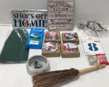 Coasters, Ash Tray, Feather Brush & More!!