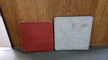 (2) Vintage Folding Card Tables