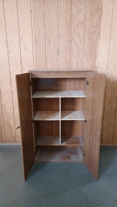 2-Door Wood Cabinet