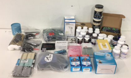(1) Smart Sonic Kids Toothbrush (2) Hobfu Non Contact Thermometers (15) Various Dietary Supplements (1) Bxgtech Portable Microscope (1) Glass Window Ventilator Fan and More Health And Beauty Products!