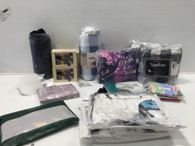 (4) LED Line Light (2) TopFinel Couch Blankets (1) Mom Blanket (4) Drain Hair Catchers & More!