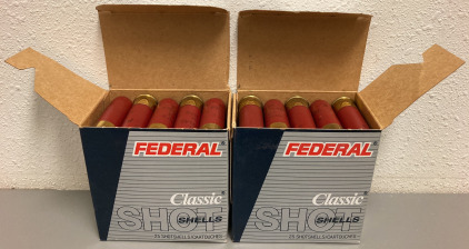 (50) RNDS. FEDERAL CLASSIC 12 GA. AMMO